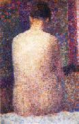 Georges Seurat Model oil